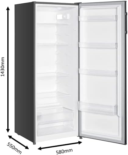 Cookology CTFR240IX 240L Tall Freestanding Larder Fridge Inox