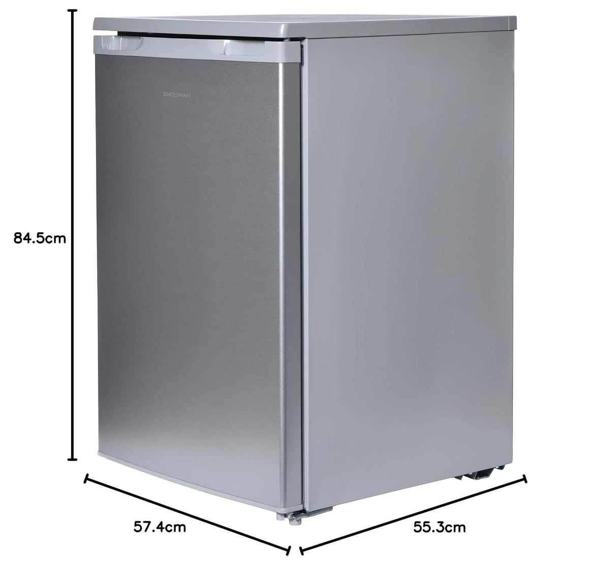 Under Counter Larder Fridge 133L 55cm Silver Reversible Door