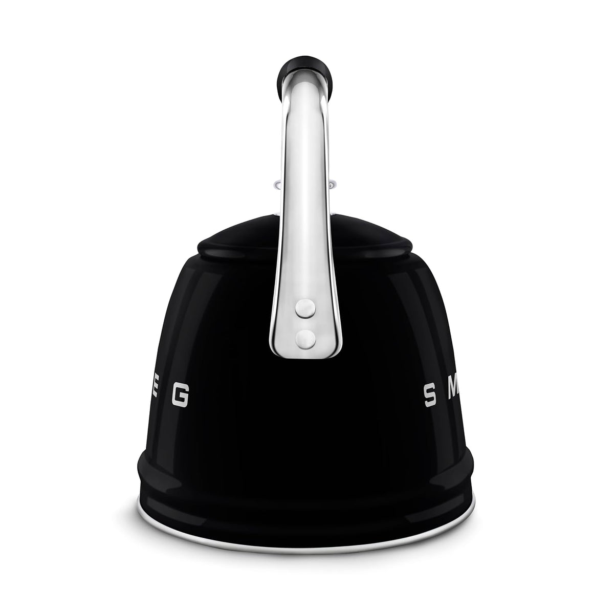 Whistling Kettle 2.3L Stainless Steel Silicone Handle Black